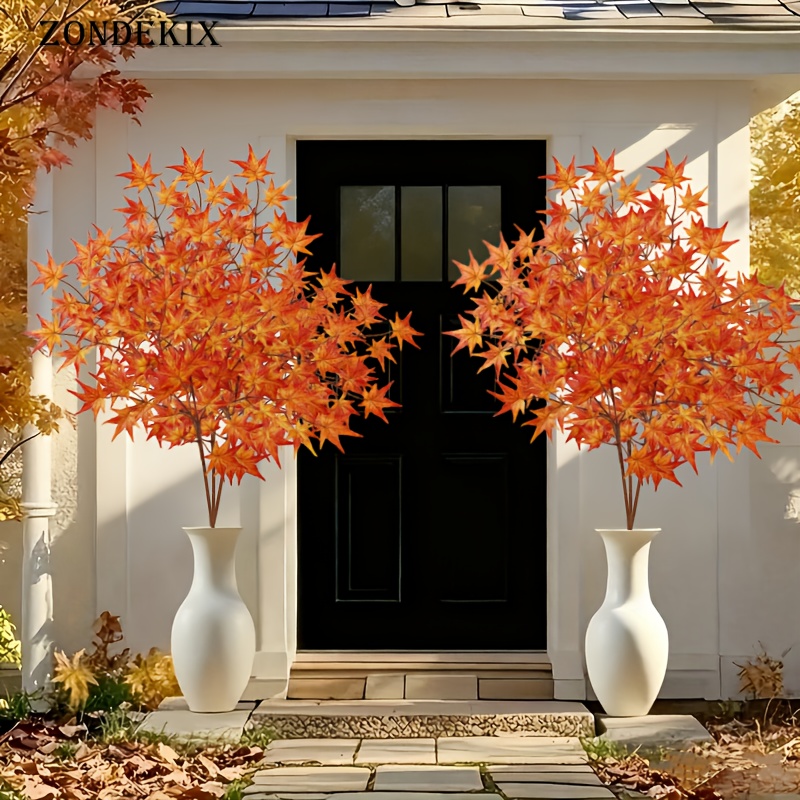 2PCS Large Red Maple Tree Simu - Dracaena Marginata ulasan dan harga